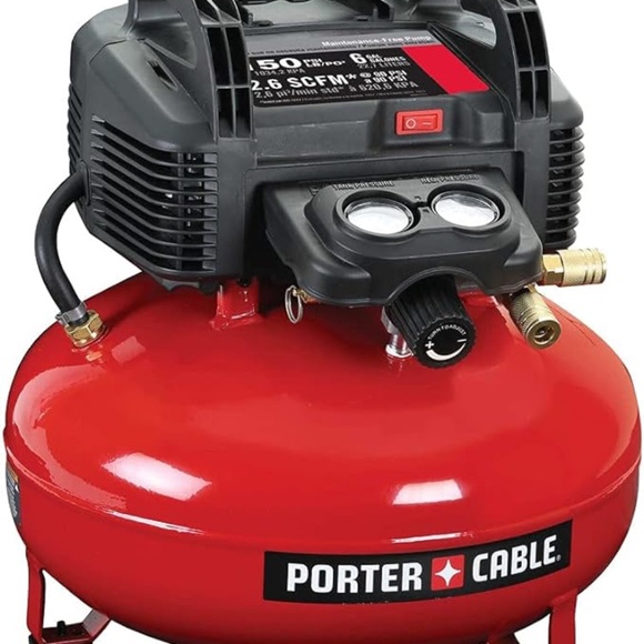 Porter-Cable 6 Gal. 150 PSI Portable Electric Pancake Air Compressor - Picture 1 of 4